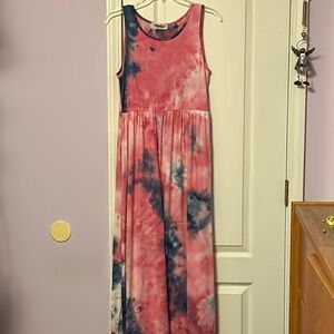 NWOT Haptics Tie Dye Maxi Dress